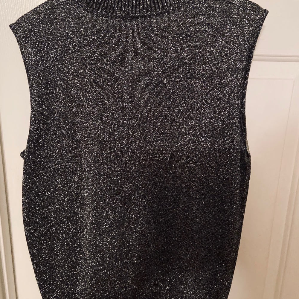 Beautiful black and silver sweater